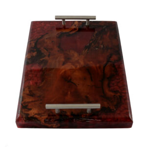 Charcuterie Serving Board Wood and Resin - Image 4