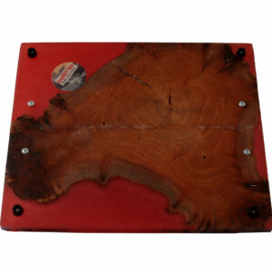 Charcuterie Serving Board, Wood and Resin - Image 4