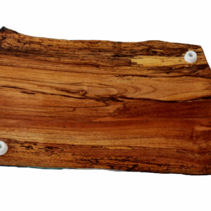 Live-Edge Oak Wood Board, Resin Ocean - Image 5