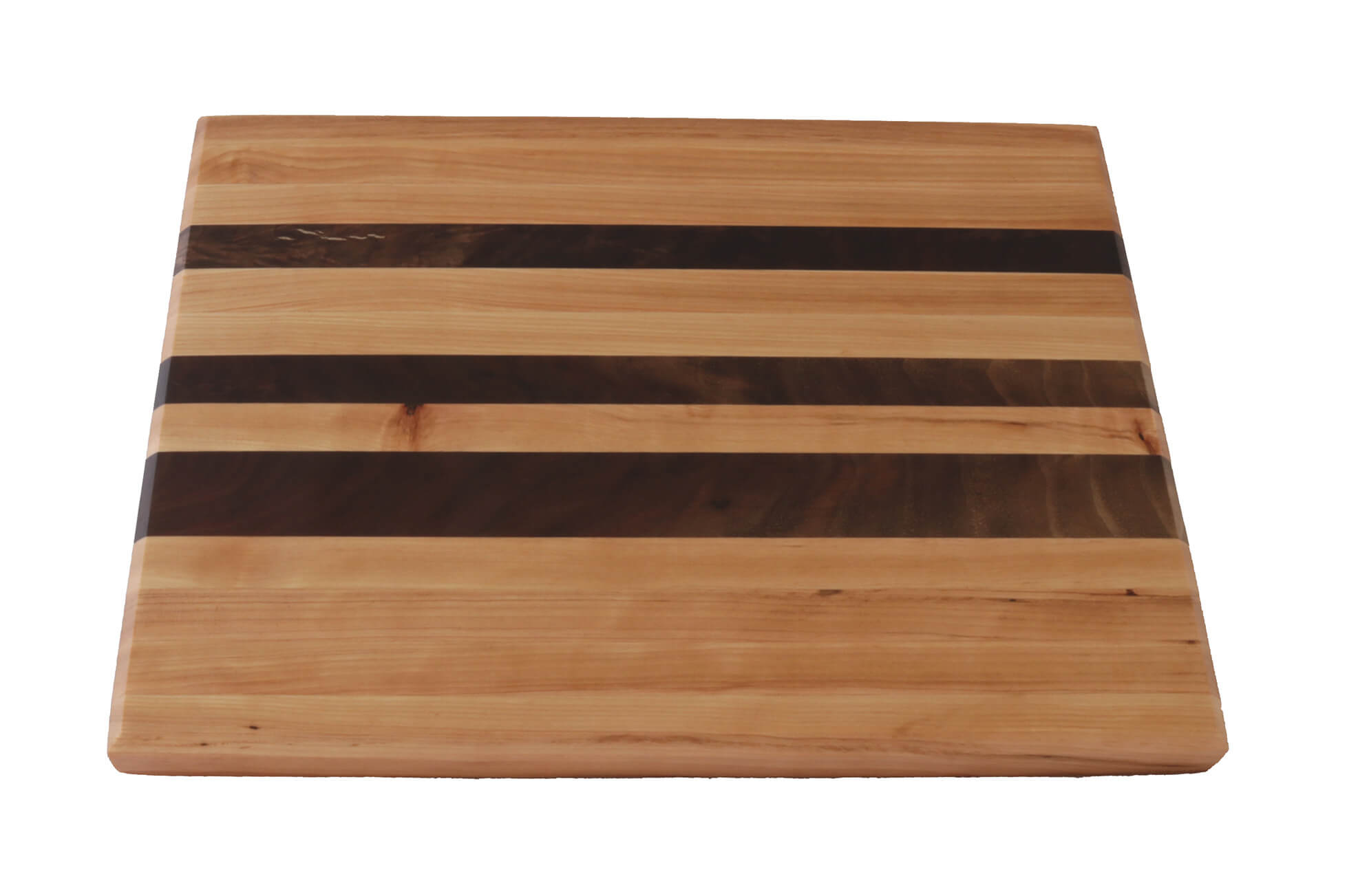 Birch_Walnut-Wood-Squared-Beveled-Edges-1-1.jpg Heavy Duty Rectangular Beveled Edge Cutting Board - Image 1