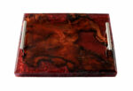 Charcuterie Serving Board Wood and Resin - Image 2