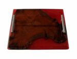 Charcuterie Serving Board, Wood and Resin - Image 2