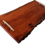 Live-Edge Wood Charcuterie Serving Board, Extra Large