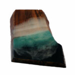 Live-Edge Oak Wood Board, Resin Ocean