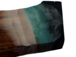 Live-Edge Oak Wood Board, Resin Ocean - Image 3