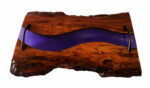 Live-Edge Wood Serving Board, River Resin - Image 3