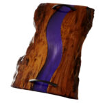 Live-Edge Wood Serving Board, River Resin