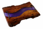 Live-Edge Wood Serving Board, River Resin - Image 2