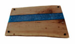 Live-Edge Sweet Gum Wood Serving Board, Resin River - Image 4
