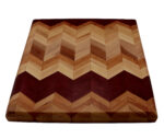 Cutting Board Chevron Style Square